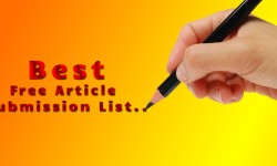 Best Free Article Submission Sites List